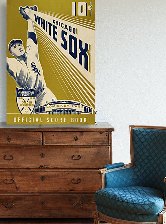 1951 CHICAGO WHITE SOX Program by The Dinger Studios