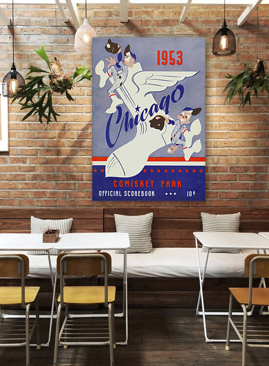 1953 CHICAGO WHITE SOX Program by The Dinger Studios