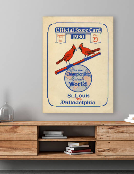 1930 ST. LOUIS CARDINALS World Series Program by The Dinger Studios