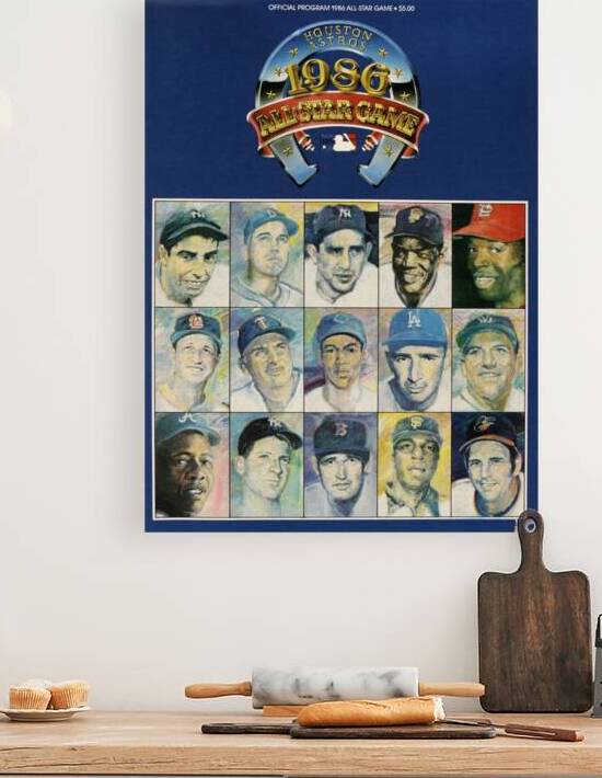 1986 ALL STAR GAME Program by The Dinger Studios