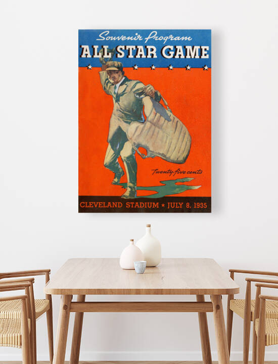 1935 ALL STAR GAME Program by The Dinger Studios
