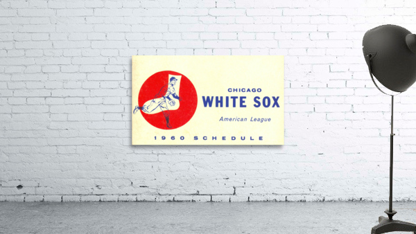 1960 CHICAGO WHITE SOX Program Wall Preview