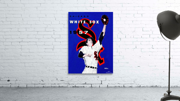 1957 CHICAGO WHITE SOX Program Wall Preview