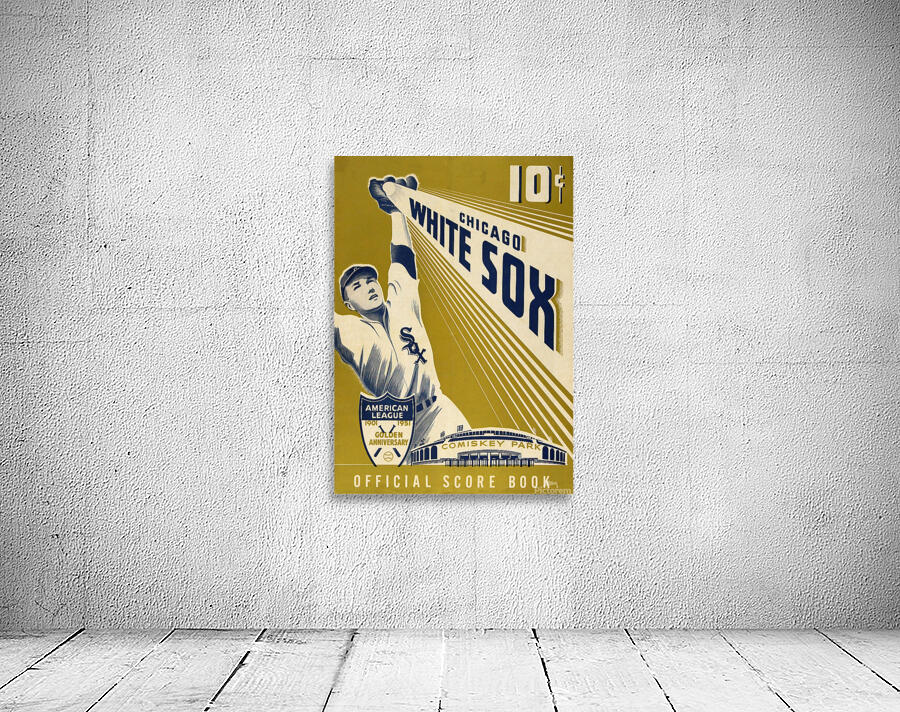 1951 CHICAGO WHITE SOX Program Wall Preview