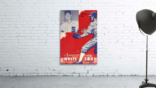 1949 CHICAGO WHITE SOX Program Wall Preview
