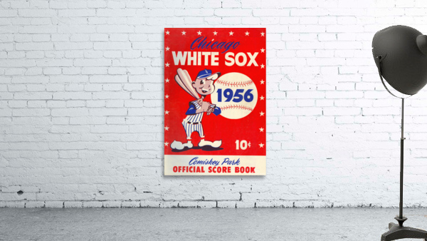 1956 CHICAGO WHITE SOX Program Wall Preview