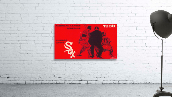 1968 CHICAGO WHITE SOX Program Wall Preview