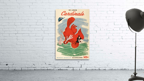 1958 ST. LOUIS CARDINALS Program Wall Preview