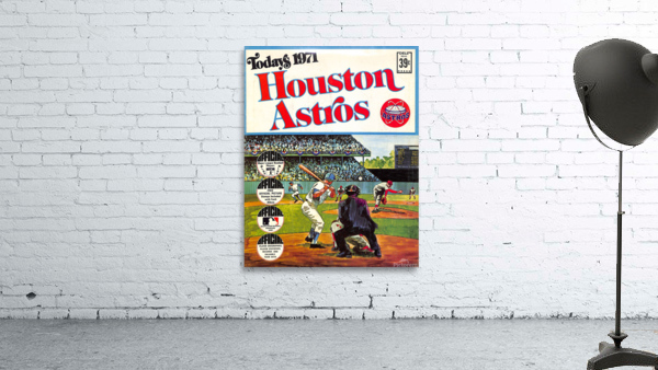 1971 HOUSTON ASTROS Program Wall Preview