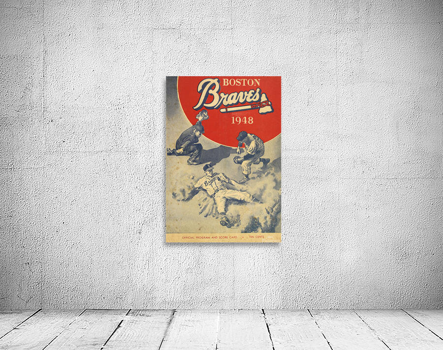 1948 ATLANTA BRAVES Program Wall Preview