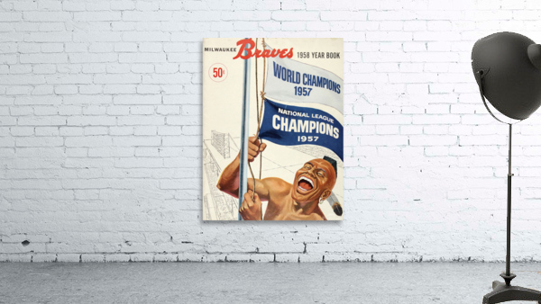 1958 ATLANTA BRAVES Program Wall Preview