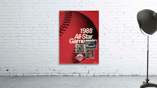 1988 ALL STAR GAME Program Wall Preview