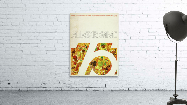 1975ALL STAR GAME Program Wall Preview