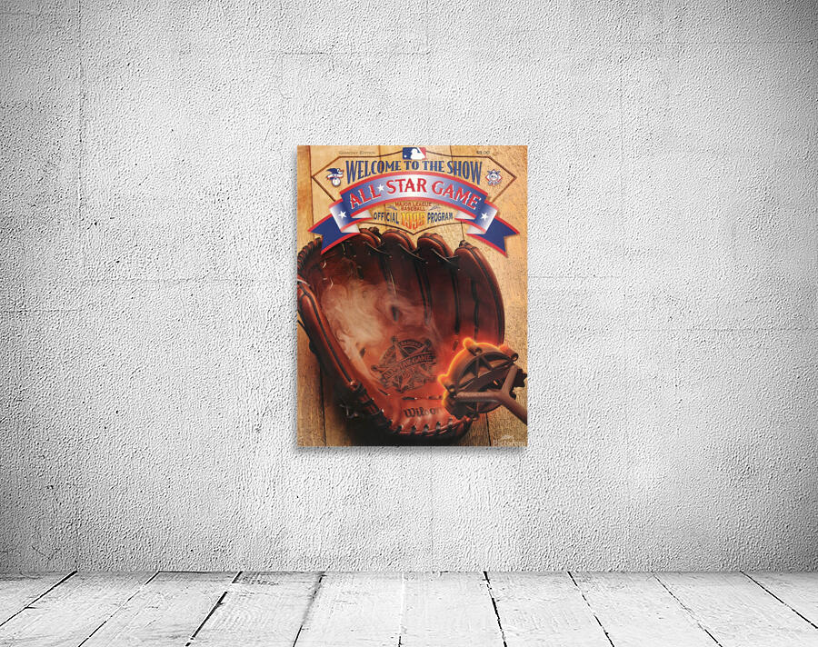 1995 ALL STAR GAME Program Wall Preview