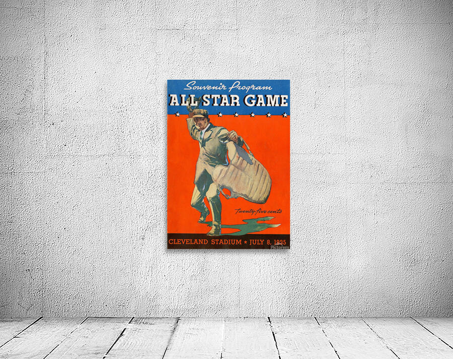 1935 ALL STAR GAME Program Wall Preview