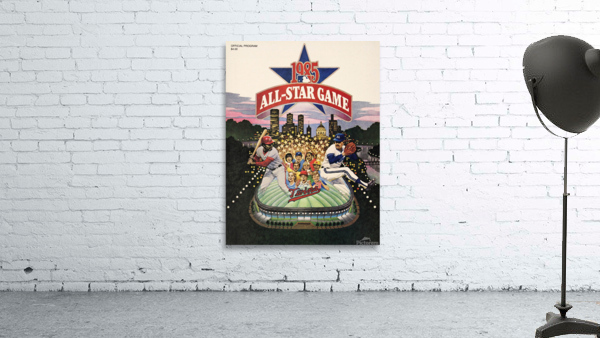 1985 ALL STAR GAME Program Wall Preview