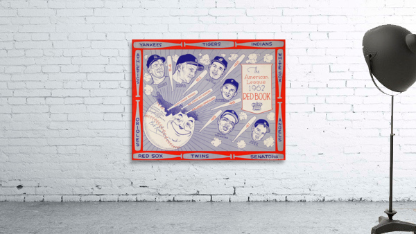 1962 ALL STAR GAME Program Wall Preview