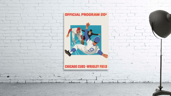 1981 CHICAGO CUBS Program Wall Preview