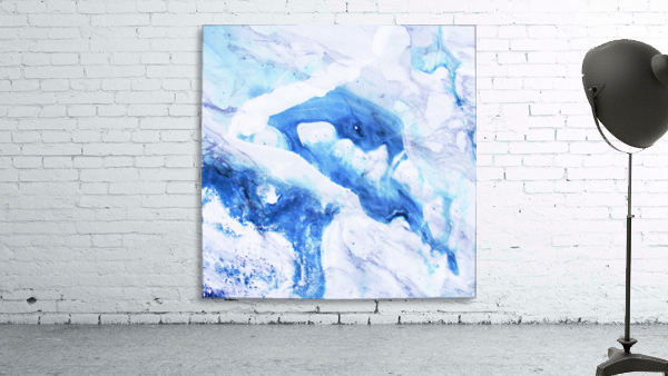 blue abstract marble Wall Preview