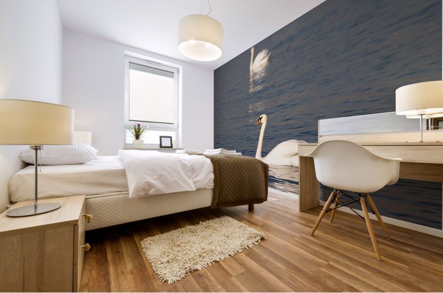 Toronto Lakefront Swans Mural print