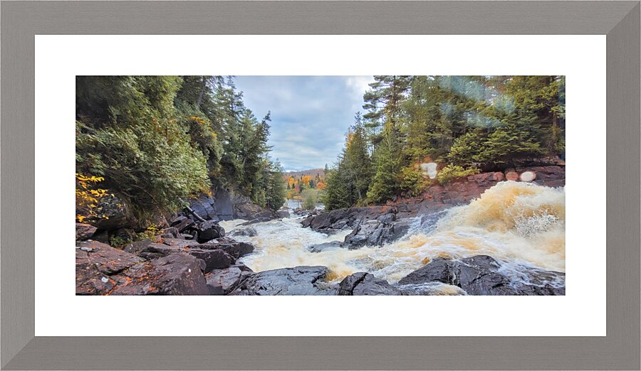 Algonquin Ragged Falls Picture Frame print