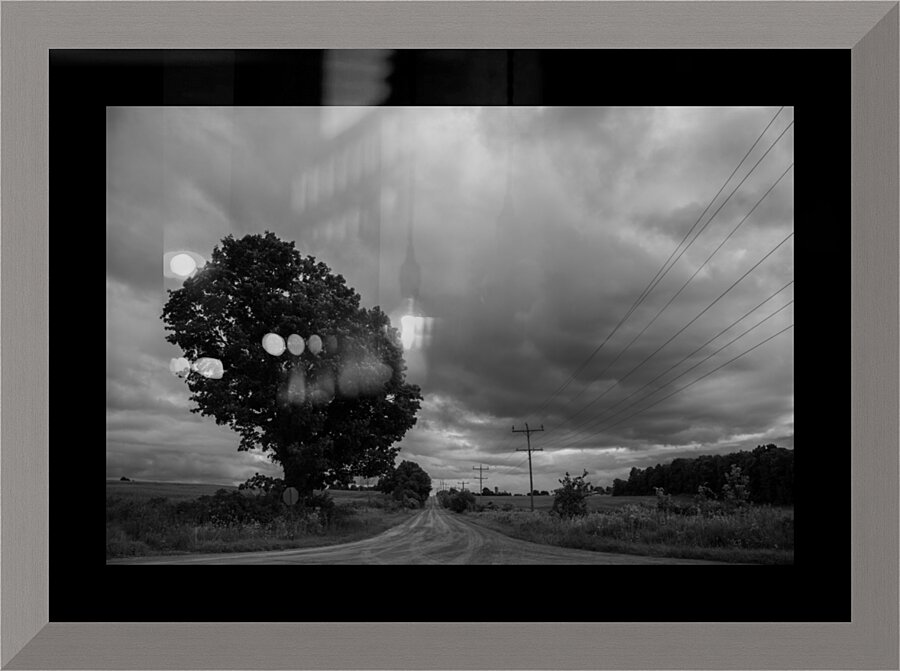 Ominous Road Picture Frame print
