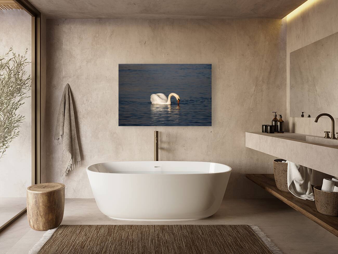 Toronto Lakefront Swan Reproduction