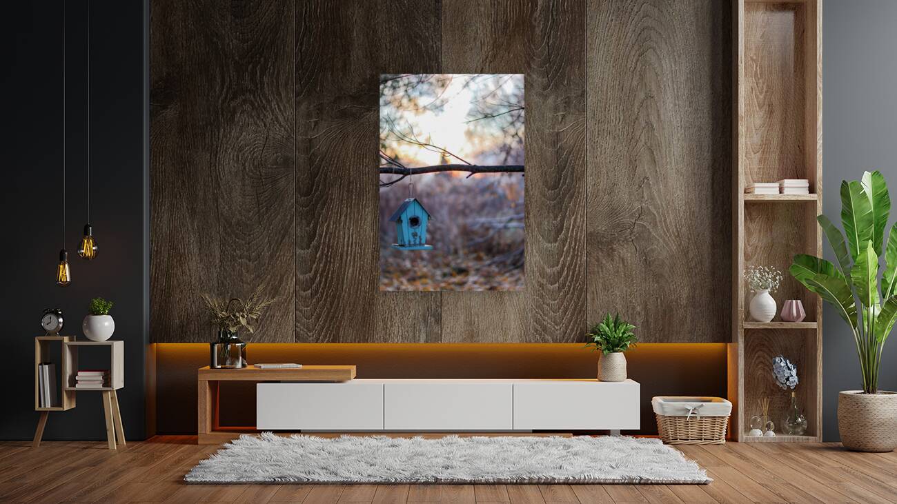 McLaughlin Bay Wildlife Reserve   birdhouse Reproduction