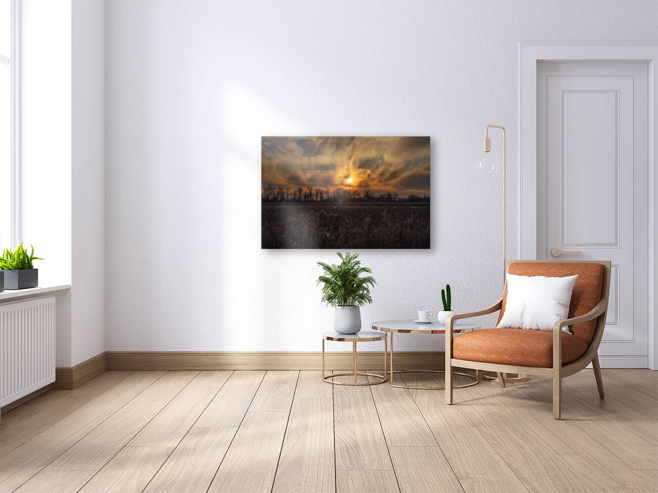 McLaughlin Bay Wildlife Reserve sunset Reproduction