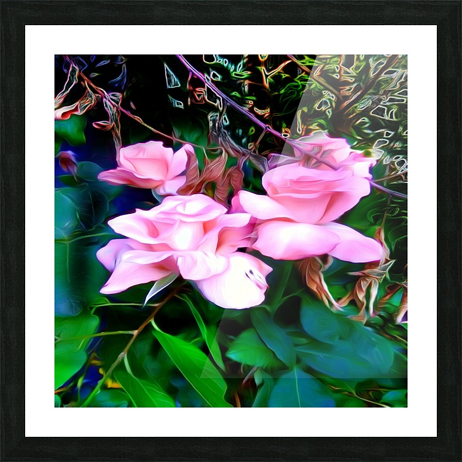 friendsFlower Picture Frame print