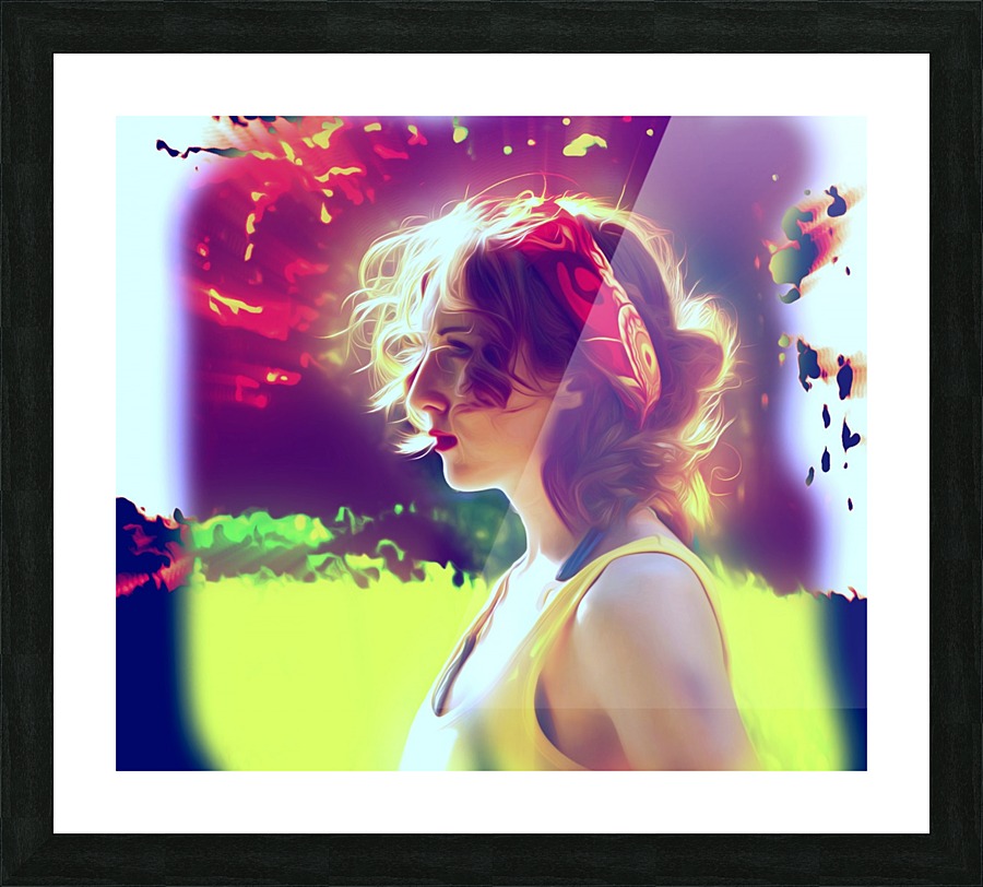 girlBRIGHTsun Picture Frame print
