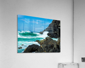 Waves on the rocks Acrylic Print