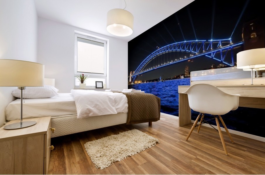 Sydney harbour bridge Mural print