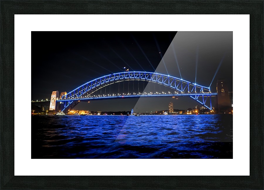Sydney harbour bridge Picture Frame print