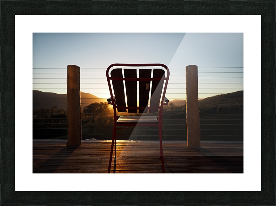 Take a seat Picture Frame print