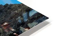 Waves on the rocks HD Metal print