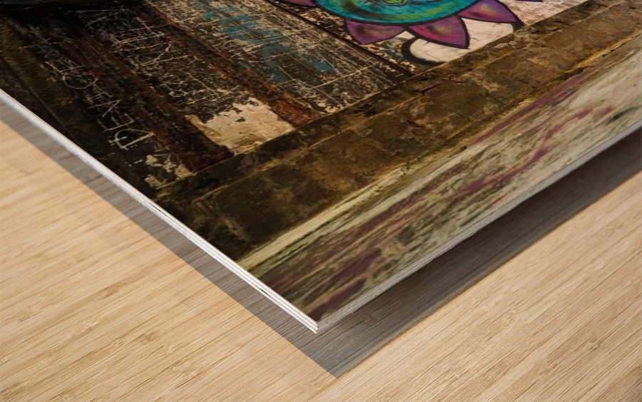 Fortified art Wood print