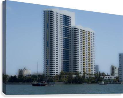 Miami Beach Buildings Canvas Print