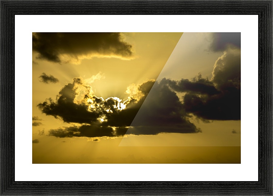 Breaking Sun Picture Frame print