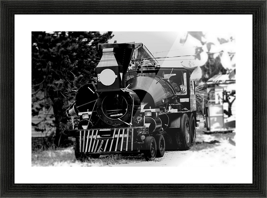 Strange Train Picture Frame print