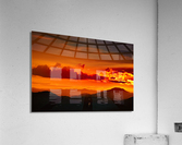 Orange Mountains Acrylic Print