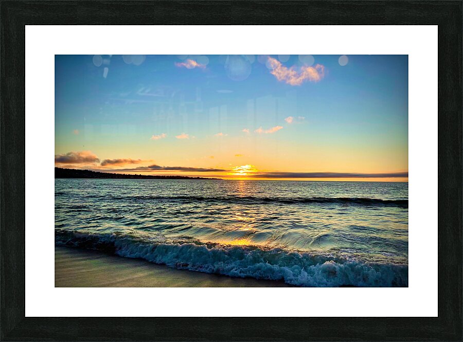 Monterey Sunset Picture Frame print