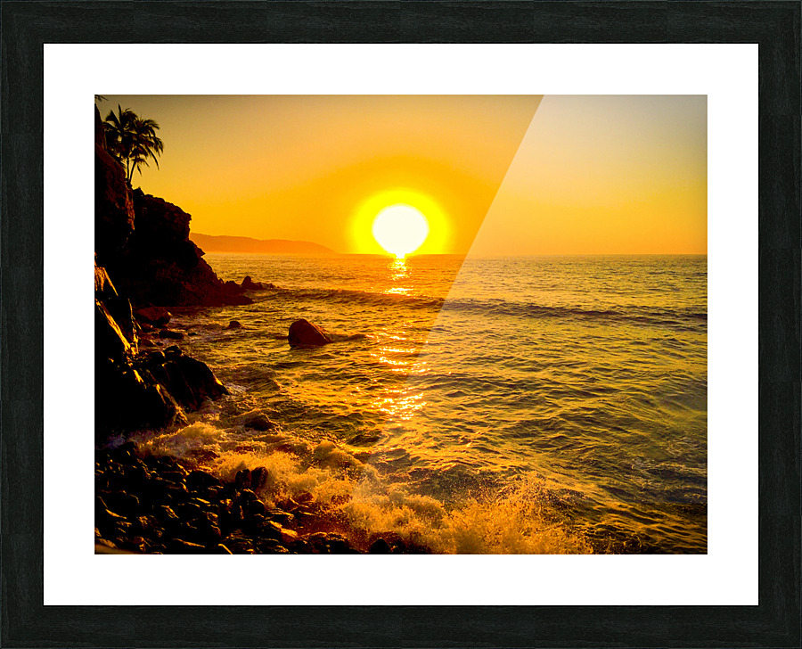 Tequila Sunset Picture Frame print
