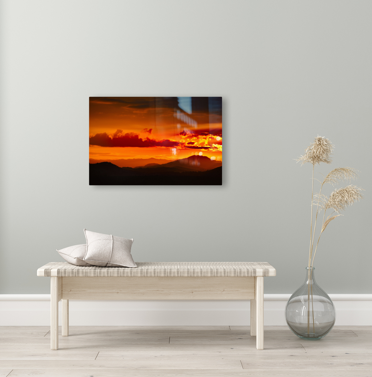 Orange Mountains Reproduction