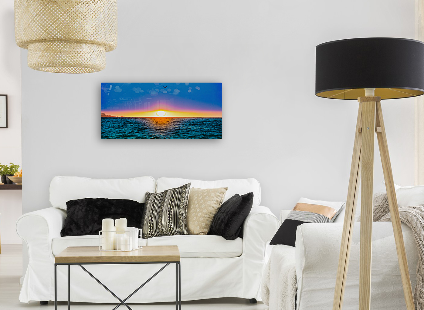 Ocean Sunset Reproduction