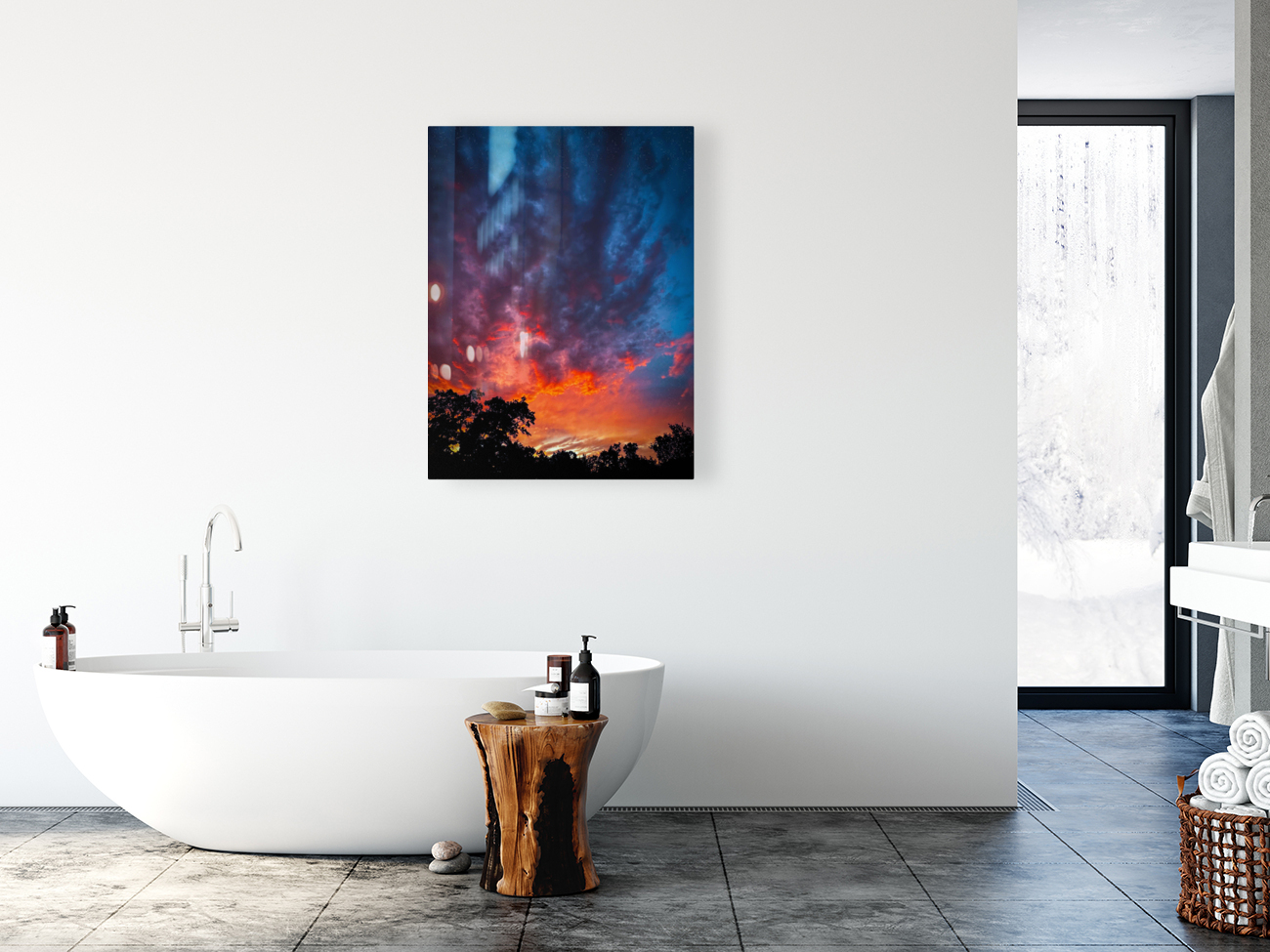 Burning Skies Reproduction