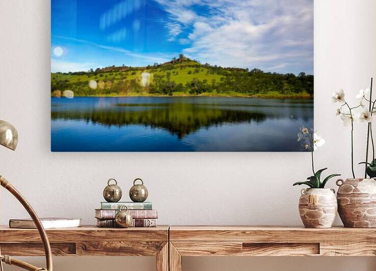 Tranquil Reflections at Lake Tulloch by Benjamin Wright