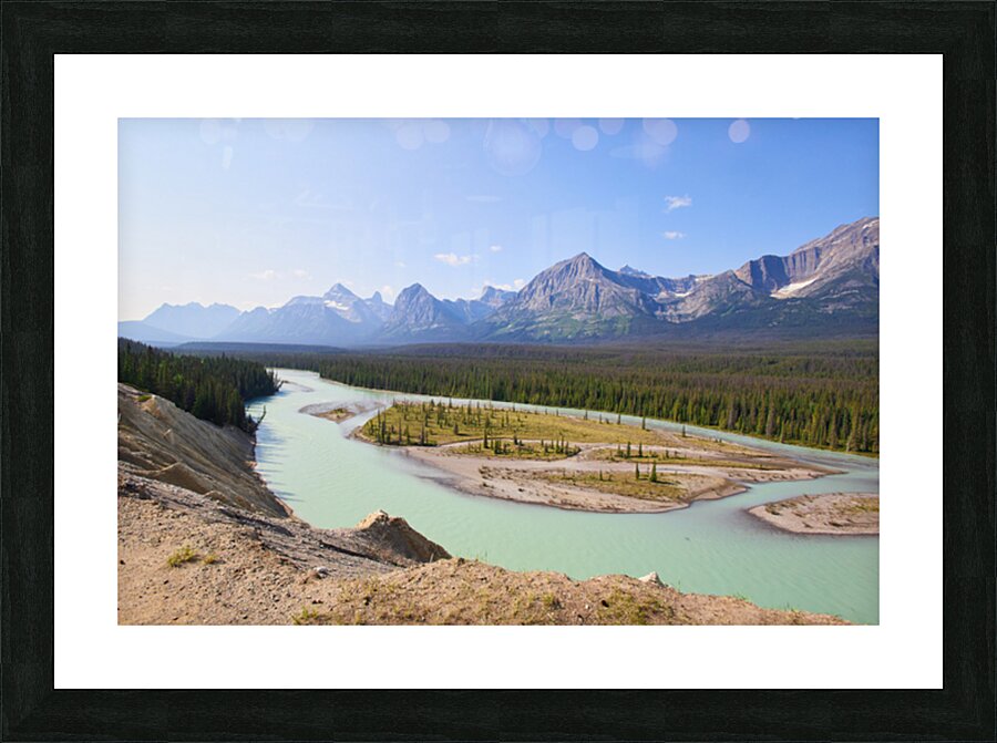 Athabasca River Picture Frame print