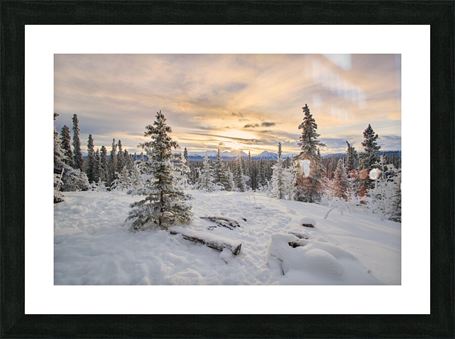 Yukon Sunset Picture Frame print