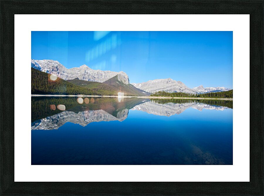 Upper Kananaskis Lake Picture Frame print